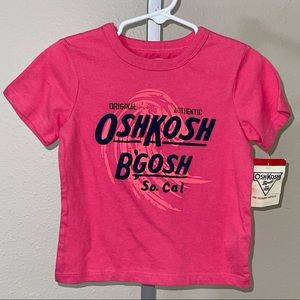 OshKosh B’gosh Pink Short Sleeve Top, Size 6 & 24 Months